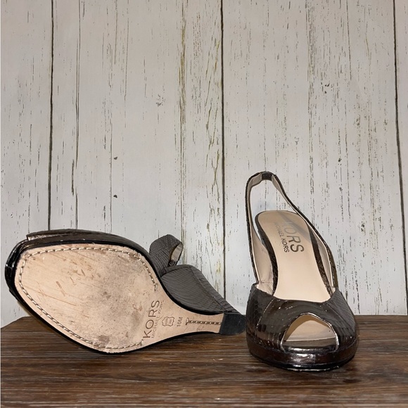 Michael Kors snake print wedges - Picture 3 of 3